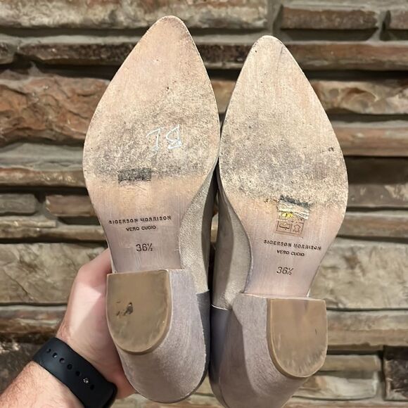 Sigerson Morrison Cathy Suede Point Toe Heeled Bootie - Picture 7 of 9